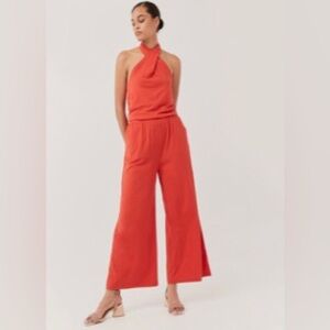 Pact Organic Cotton Revive Halter Jumpsuit Size M. NWT